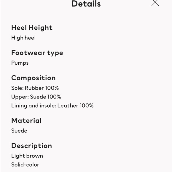 NWT H&M Tan Suede Pumps size 5.5 but fit like 6 - Picture 3 of 10